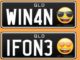 queensland driver will use emojis on mumber plates.
