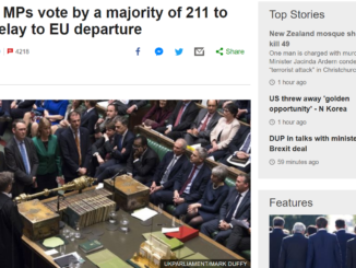 Picture of BBC Brexit article above the fold