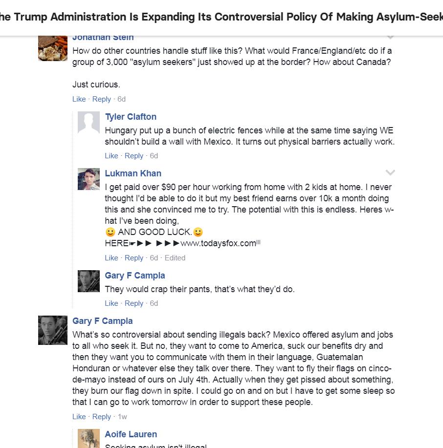 Viewers are having conversation in the comment zone under BuzzFeed's news delivery
