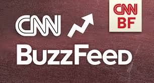 logo of CNN and BuzzFeed. souece:media