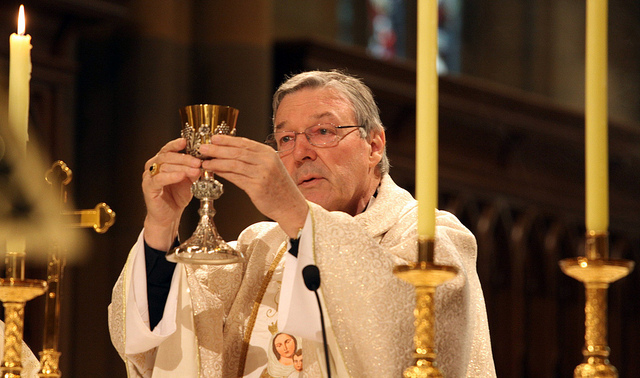 Cardinal George Pell in religious dress