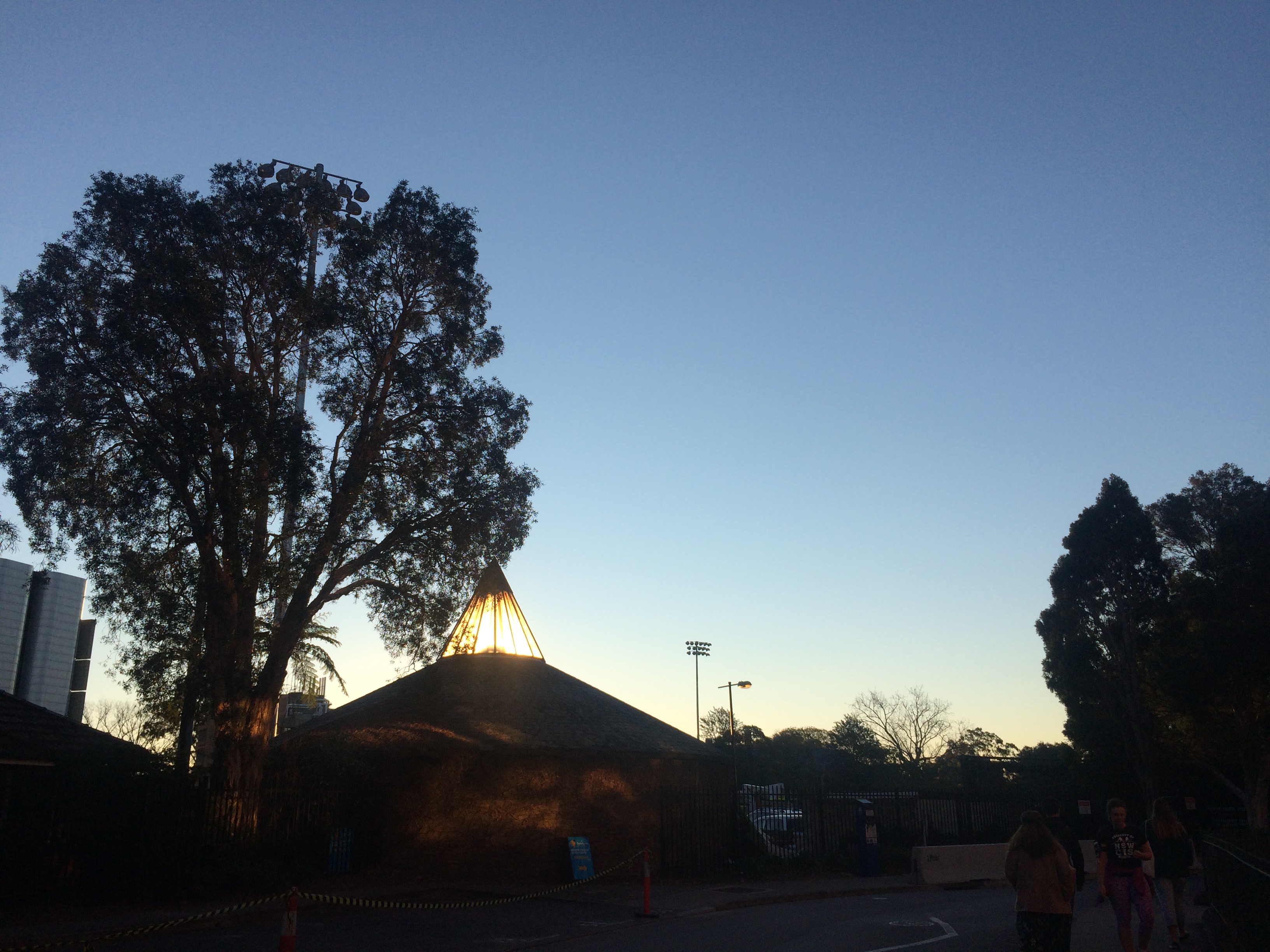 The dusk of Sydney Uni