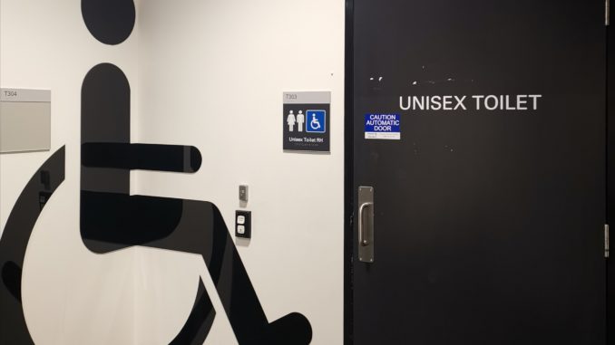 The Unisex Toilet in Fisher Library