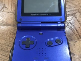 Game Boy Advance on a table
