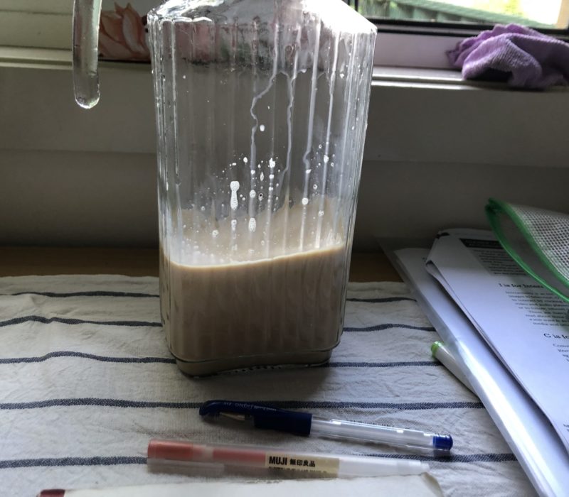 home-made milk tea