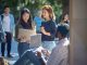 Internation students in Australia university campus