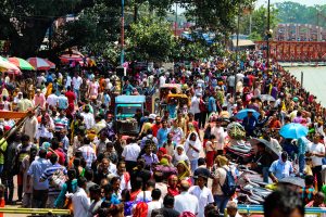 Indian crowd 