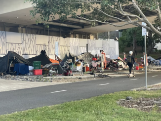 Picture from ABC News,Homeless in Brisbane,2023