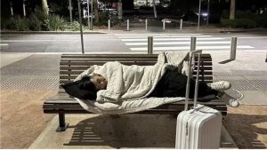 Students who are homeless due to difficulties renting an apartment. 