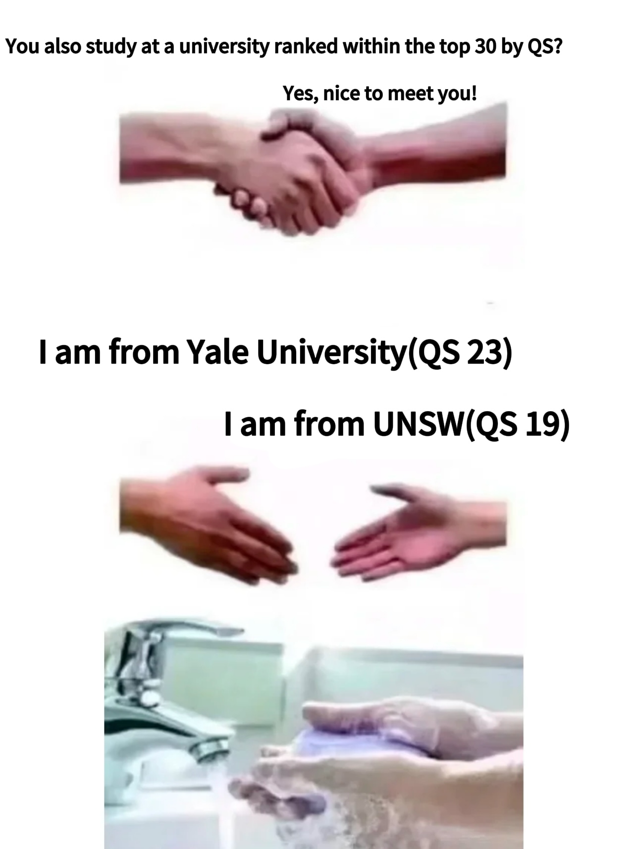 Figure 3: Meme about the contemporary education system. IMAGE CREDIT: ANGELINA WANG
